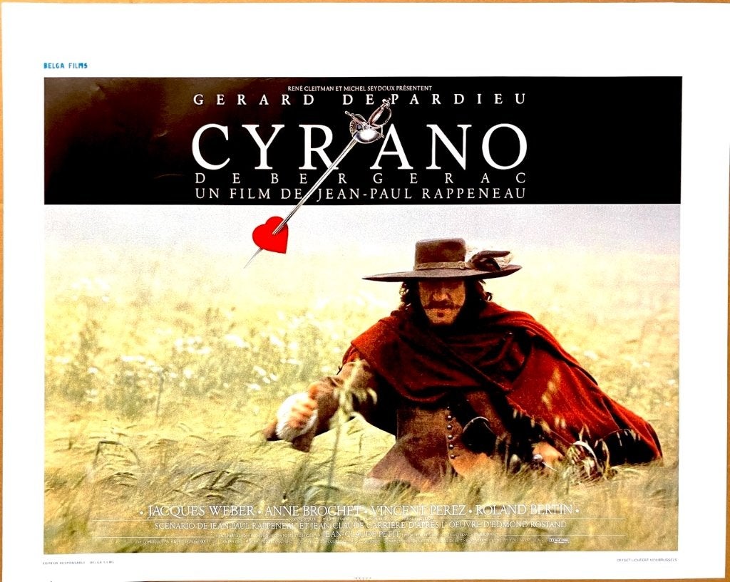 Cyrano de Bergerac (1990) - Originele filmposter, Rechthoekig Staand, Verzenden, Zo goed als nieuw, A1 t/m A3