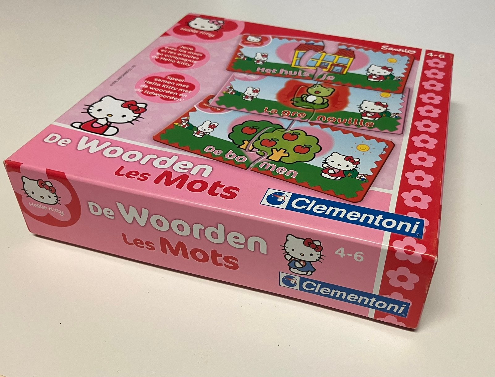 Hello Kitty, woord-puzzel, nieuw in doos, 4-6 jaar, Ophalen of Verzenden, Nieuw