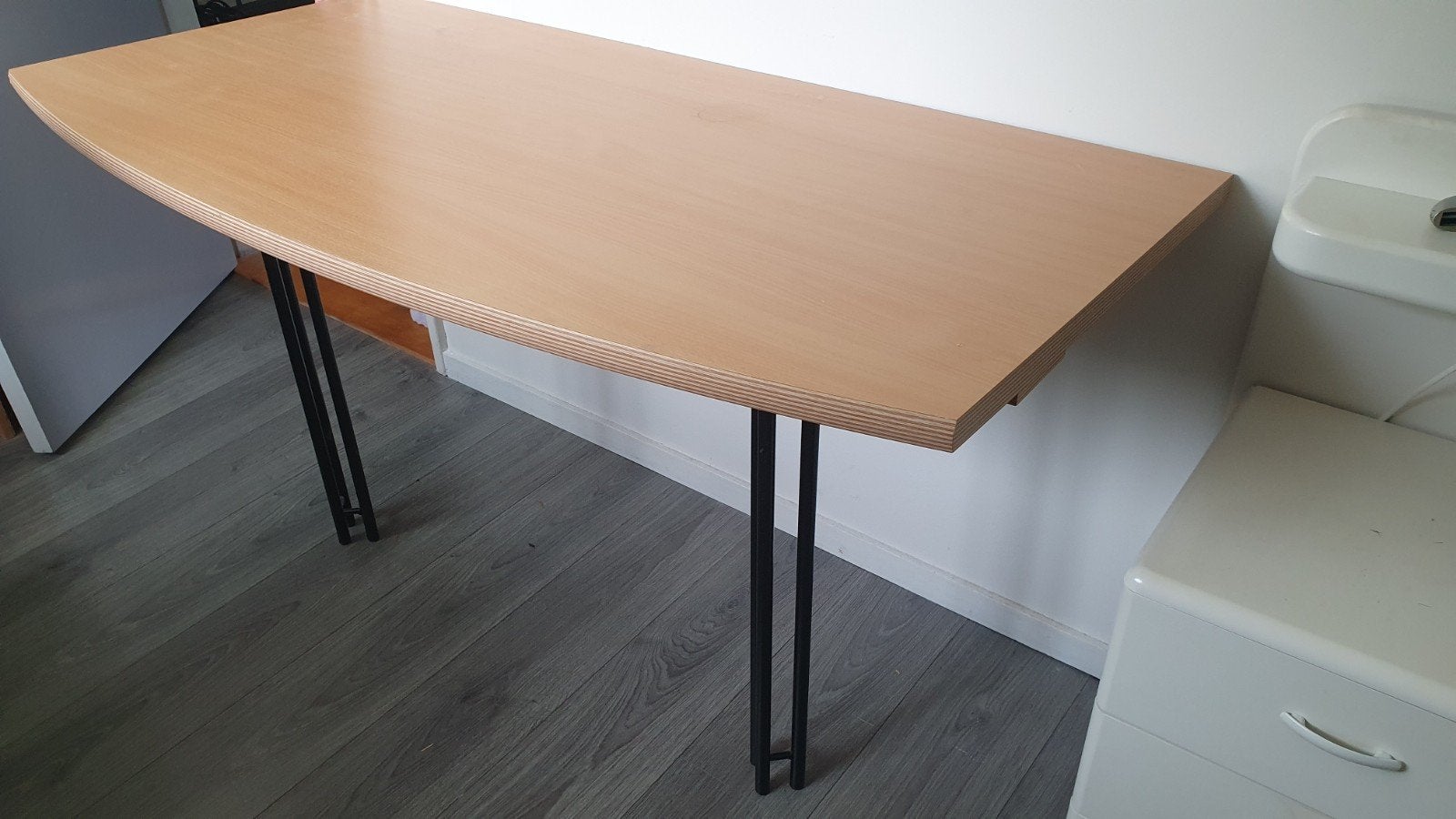 side table met schapjes, Ophalen