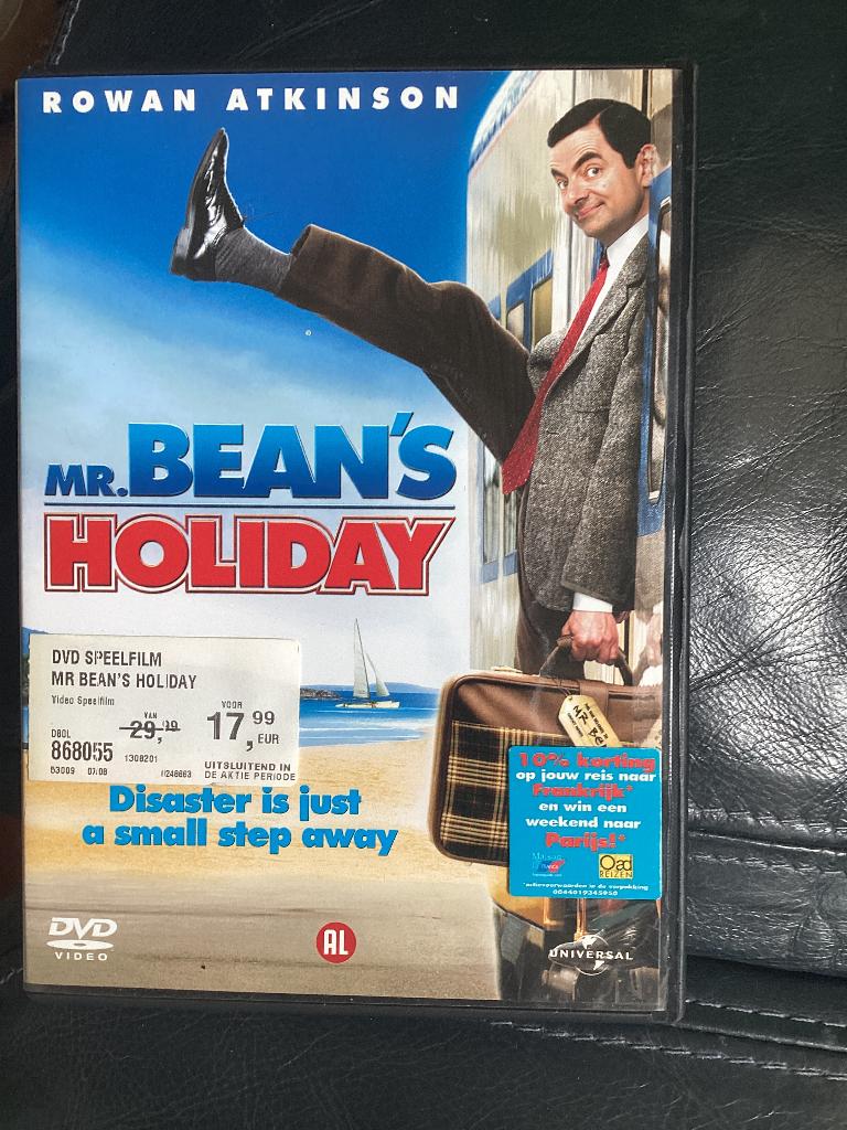DVD MR BEAN’S HOLIDAY, Alle leeftijden, Ophalen of Verzenden, Zo goed als nieuw, Actiekomedie