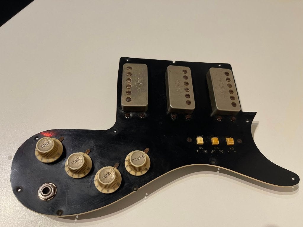 Vintage HOFNER volledig loaded slagplaat, Ophalen of Verzenden, Gebruikt, Elektrische gitaar