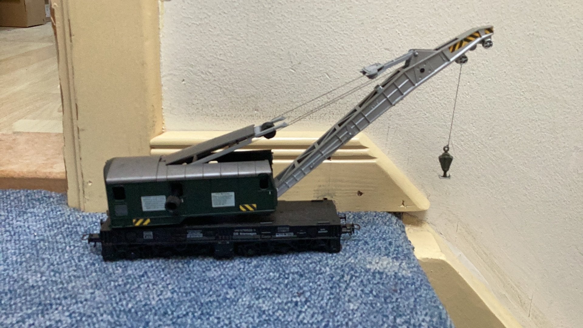 H0 Roco Kraanwagen DB 975 0029-5, Gebruikt, Gelijkstroom, Wagon, Ophalen of Verzenden