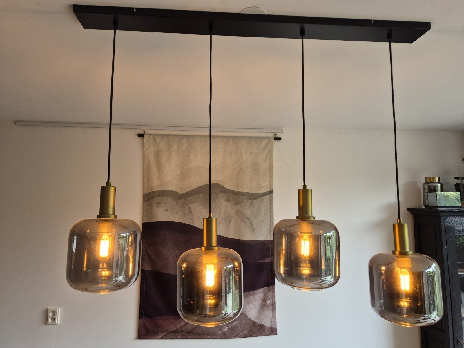 Mooie hanglamp, Huis en Inrichting, Lampen | Hanglampen, Ophalen, Zo goed als nieuw