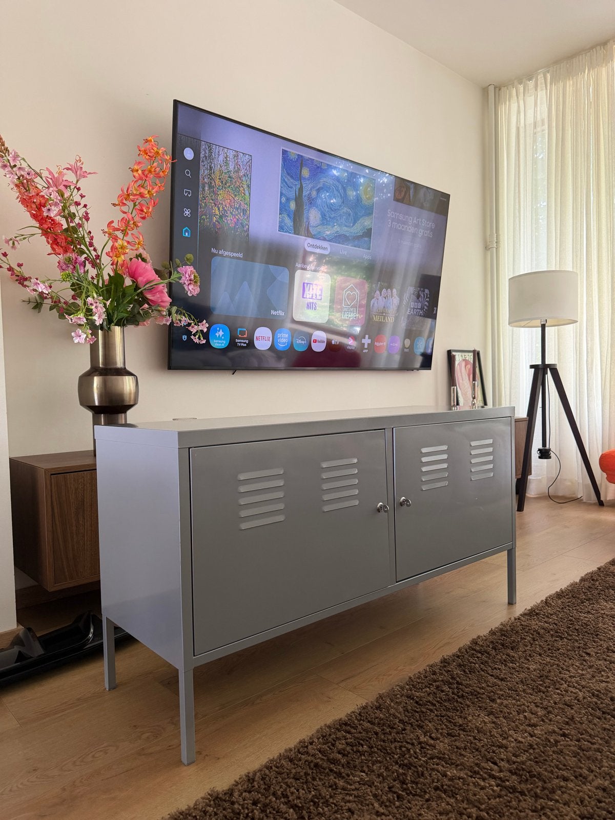 IKEA PS KAST grijs (locker kast) - 118x40x62 cm, Ophalen, Gebruikt