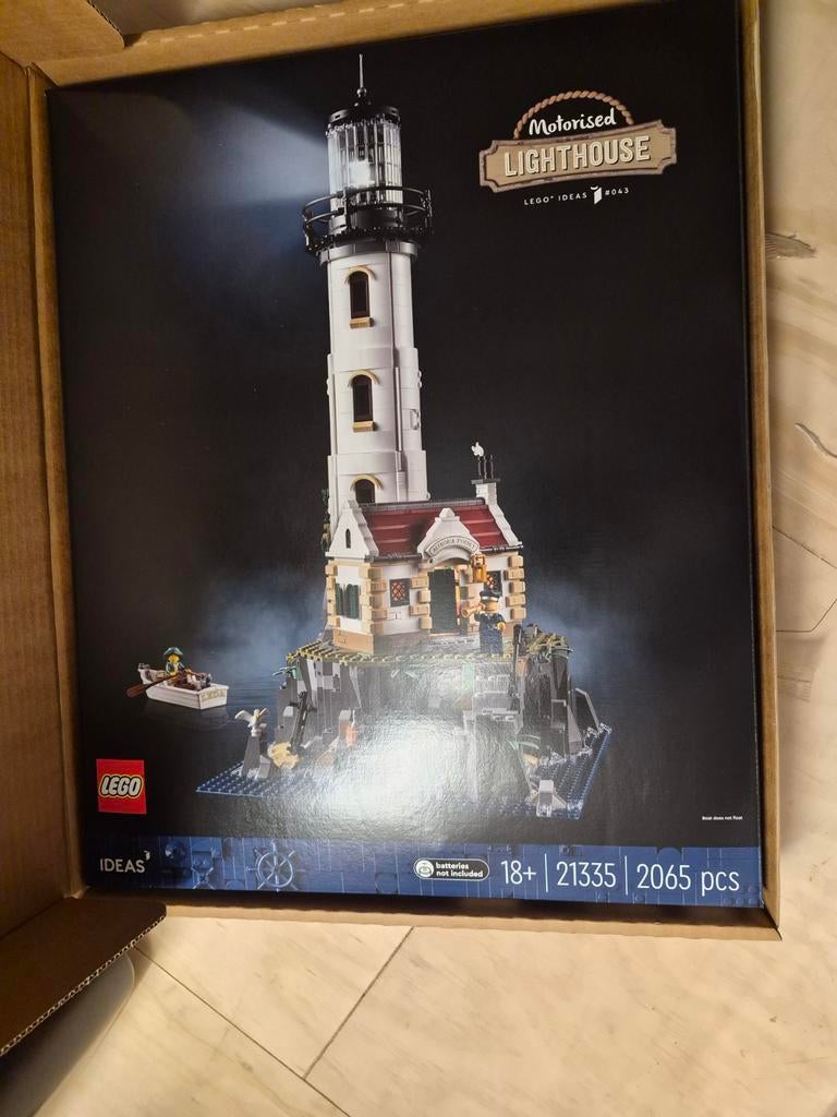 LEGO Ideas 21335 Gemotoriseerde Vuurtoren - Nieuw in Doos, Ophalen of Verzenden