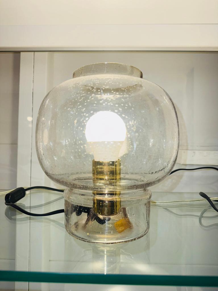 Vintage tafellamp Glashutte Limburg, Huis en Inrichting, Lampen | Tafellampen, Ophalen of Verzenden, A, A, A