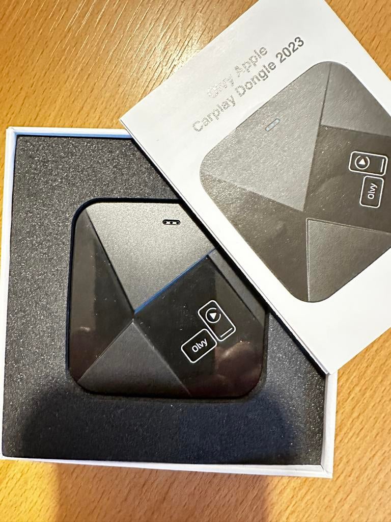 Olvy Apple Carplay Dongle 2023 - Draadloos, Ophalen, Zo goed als nieuw