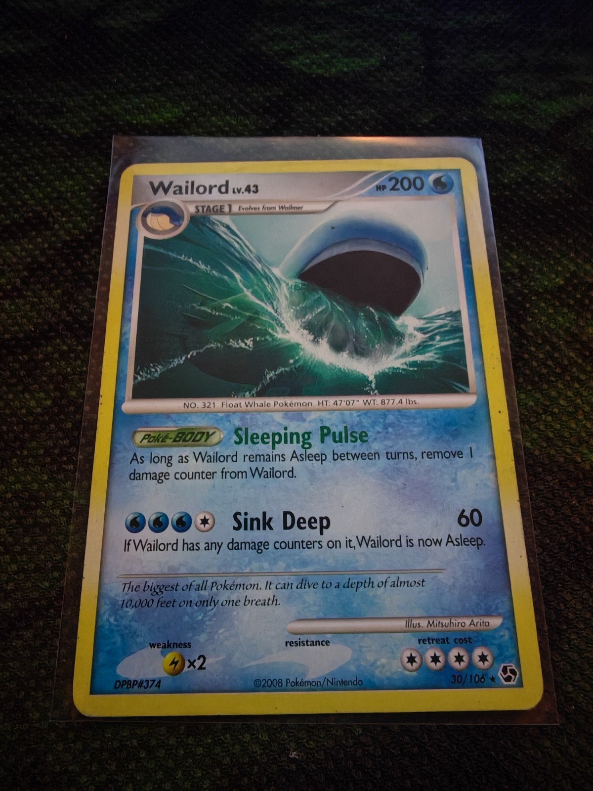 Wailord 30/106, Ophalen of Verzenden, Zo goed als nieuw, Losse kaart