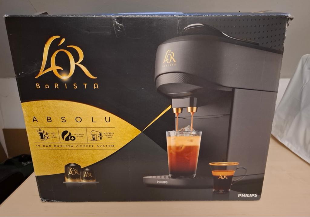 L’OR L'OR BARISTA Absolu koffiemachine voor capsules, Ophalen, Koffiemachine, Afneembaar waterreservoir