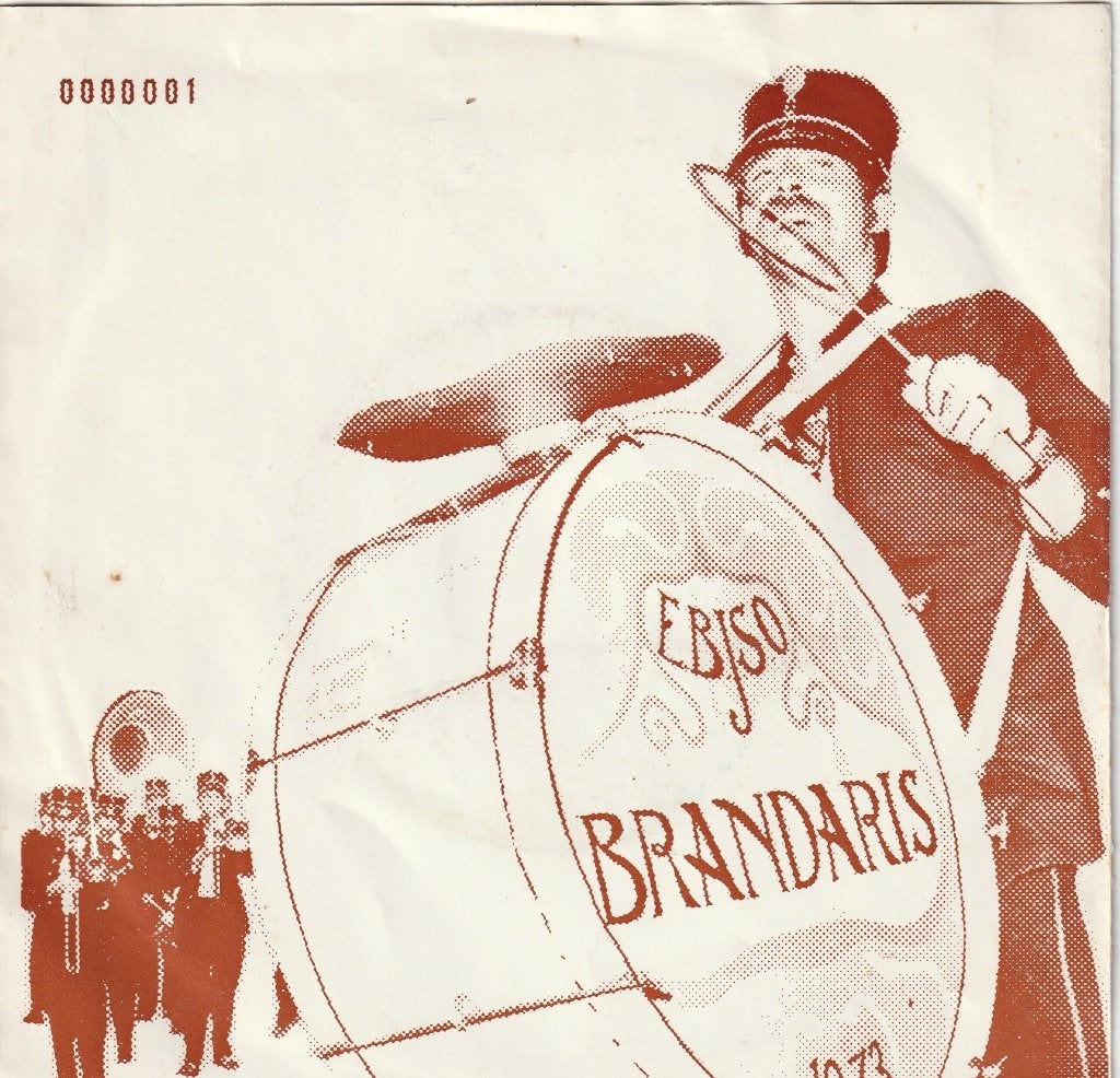 BREDA Het Eerst Bergse Jazz Straat Orkest BRANDARIS vinyl, Ophalen, Gelezen