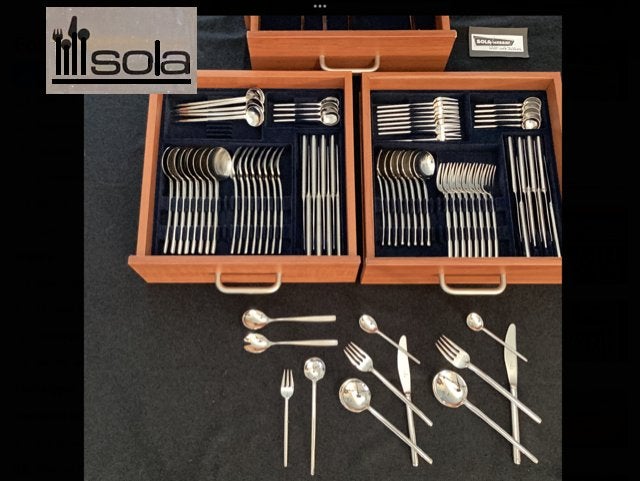 Sola Elite Old Dutch bestek hoogglans design klassieker, Huis en Inrichting, Ophalen, Sola, Bestekset, Zo goed als nieuw