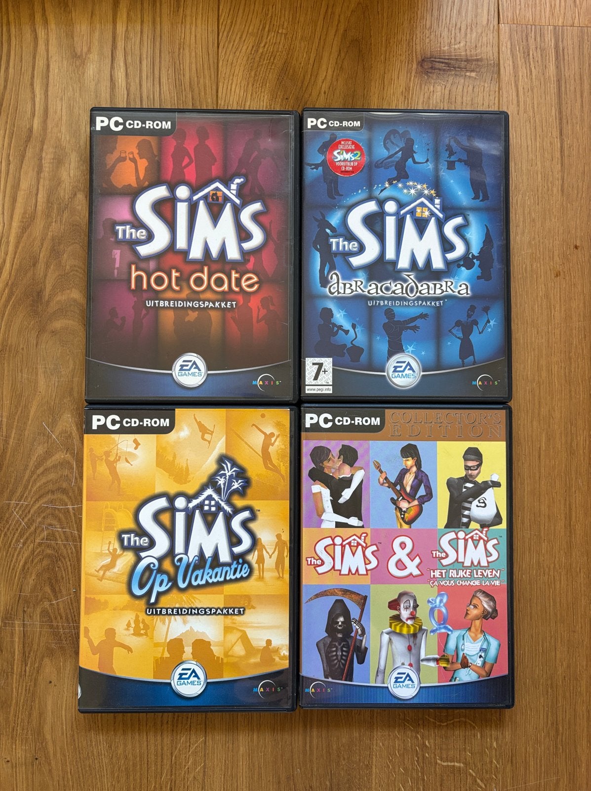 De Sims PC CD-ROM Uitbreidingspakketten (4 stuks), Ophalen, Gebruikt, 1 speler, Vanaf 7 jaar