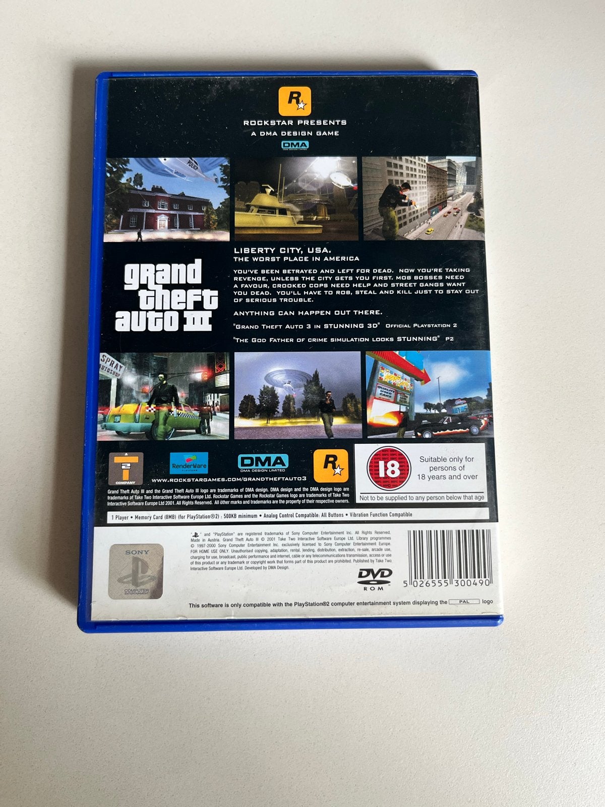Grand Theft Auto III (GTA 3) PS2 - Zeer compleet en netjes, Spelcomputers en Games, Games | Sony PlayStation 2, Avontuur en Actie