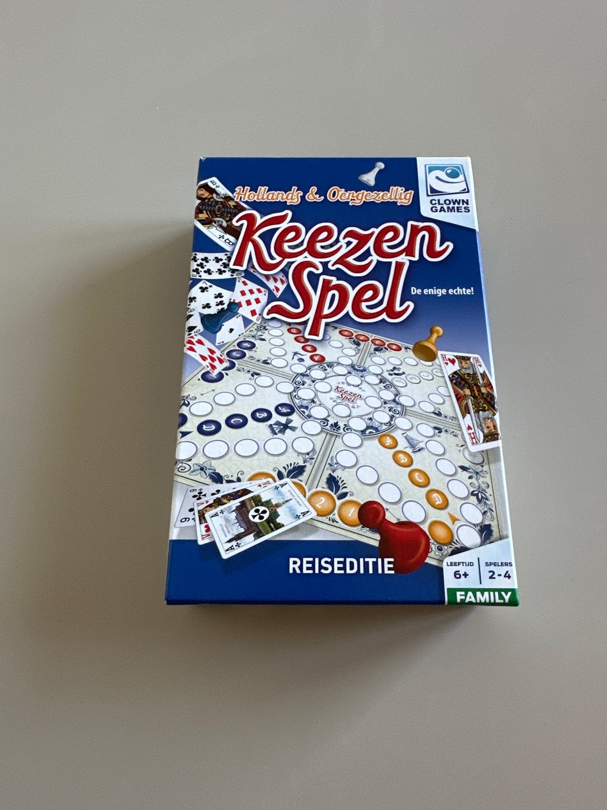 Keezen Spel Reiseditie - Hollands & Oergezellig, Hobby en Vrije tijd, Drie of vier spelers, Ophalen of Verzenden, Zo goed als nieuw