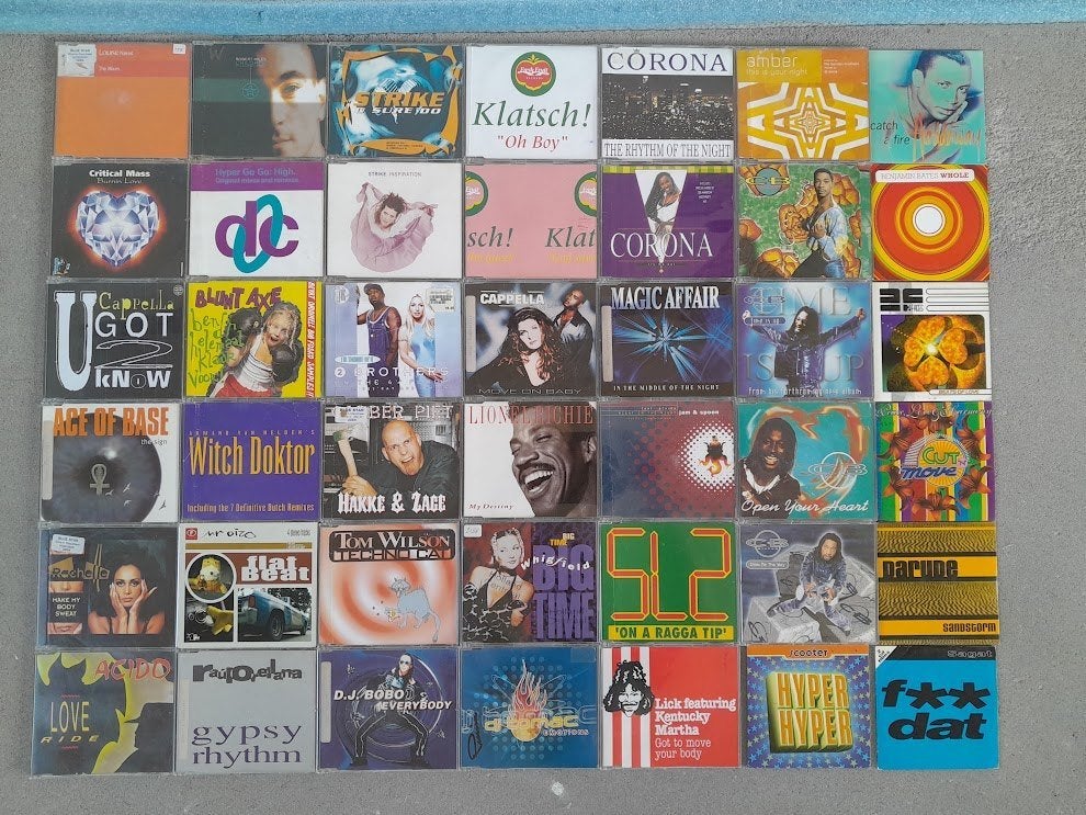CD-singles verzameling, Ophalen of Verzenden, Gebruikt, Dance en House