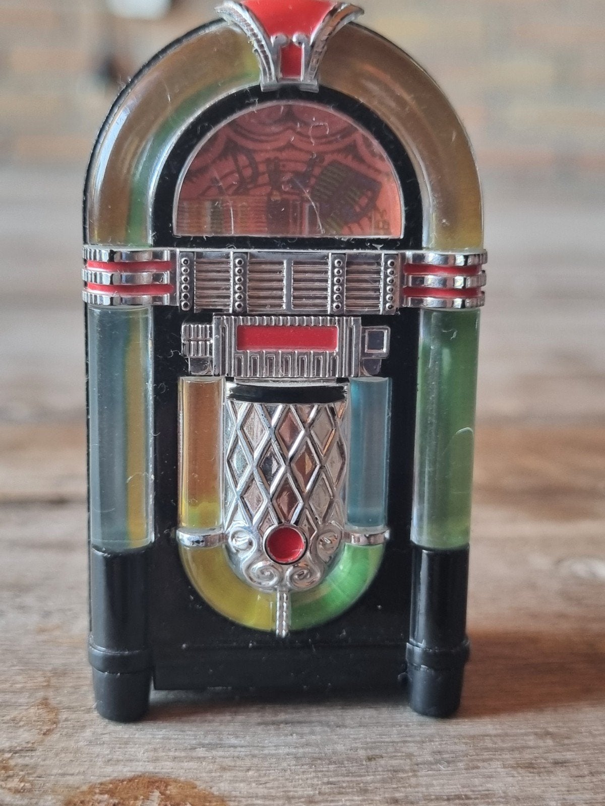 Vintage Mini Jukebox Aansteker - 1988 Getta King Japan, Ophalen of Verzenden, Gebruikt, Aansteker