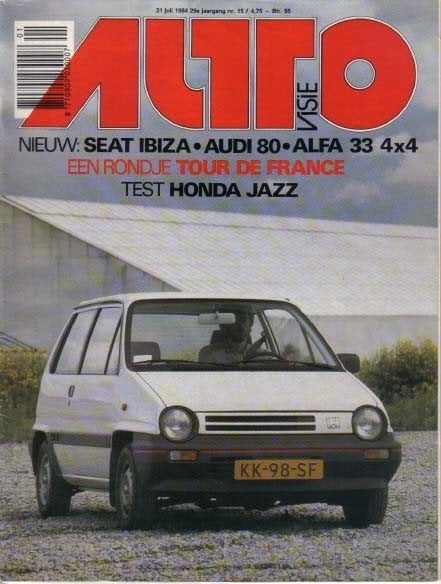 Autovisie 15 1984 : Alfa Romeo 33 4x4 - Audi 80 - Seat Ibiza, Ophalen of Verzenden, Gelezen, Algemeen