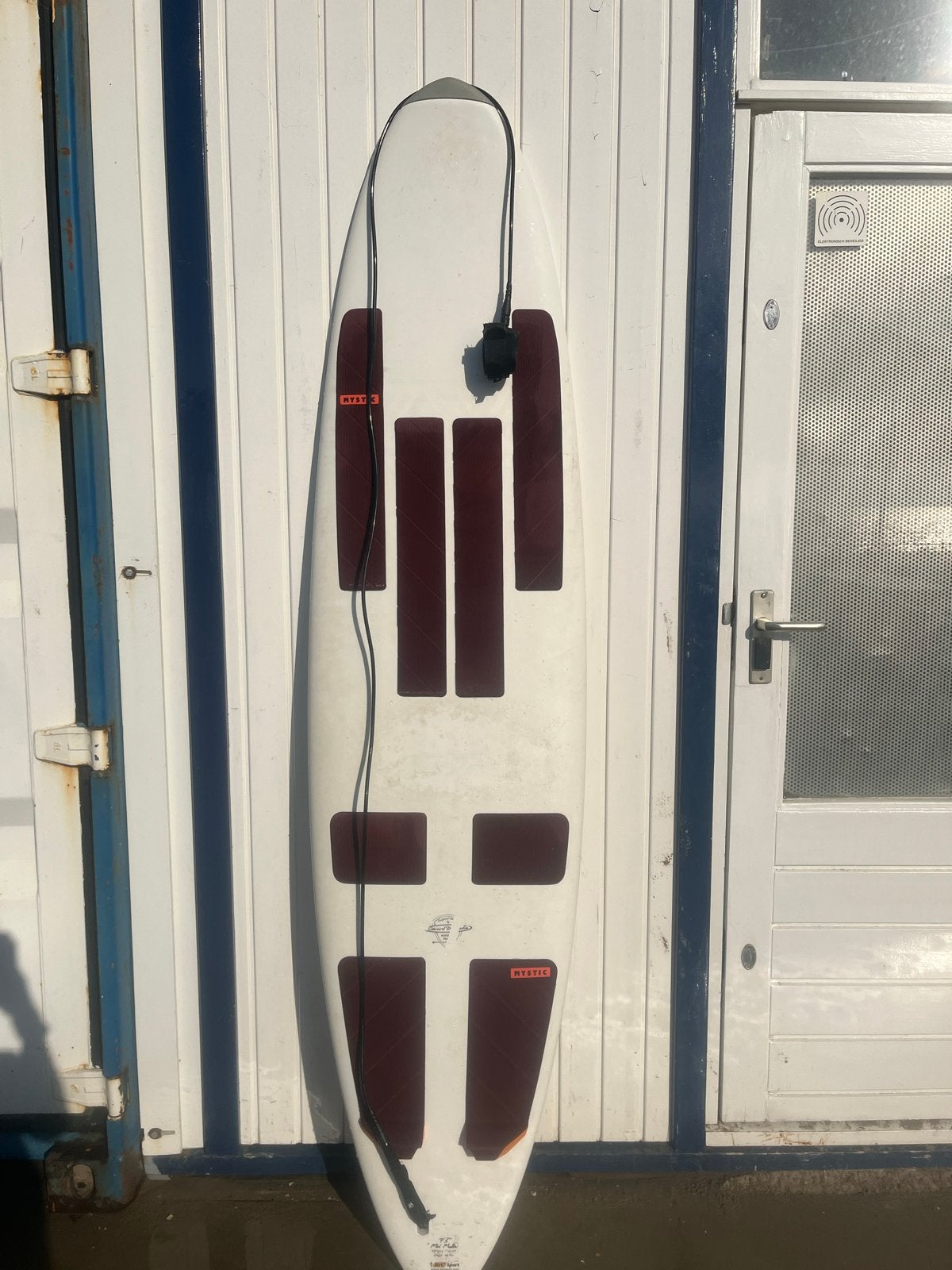 Mini Malibu Surfboard 7’3” - Ideaal voor beginners, Ophalen of Verzenden, Zo goed als nieuw, Longboard, Met koord