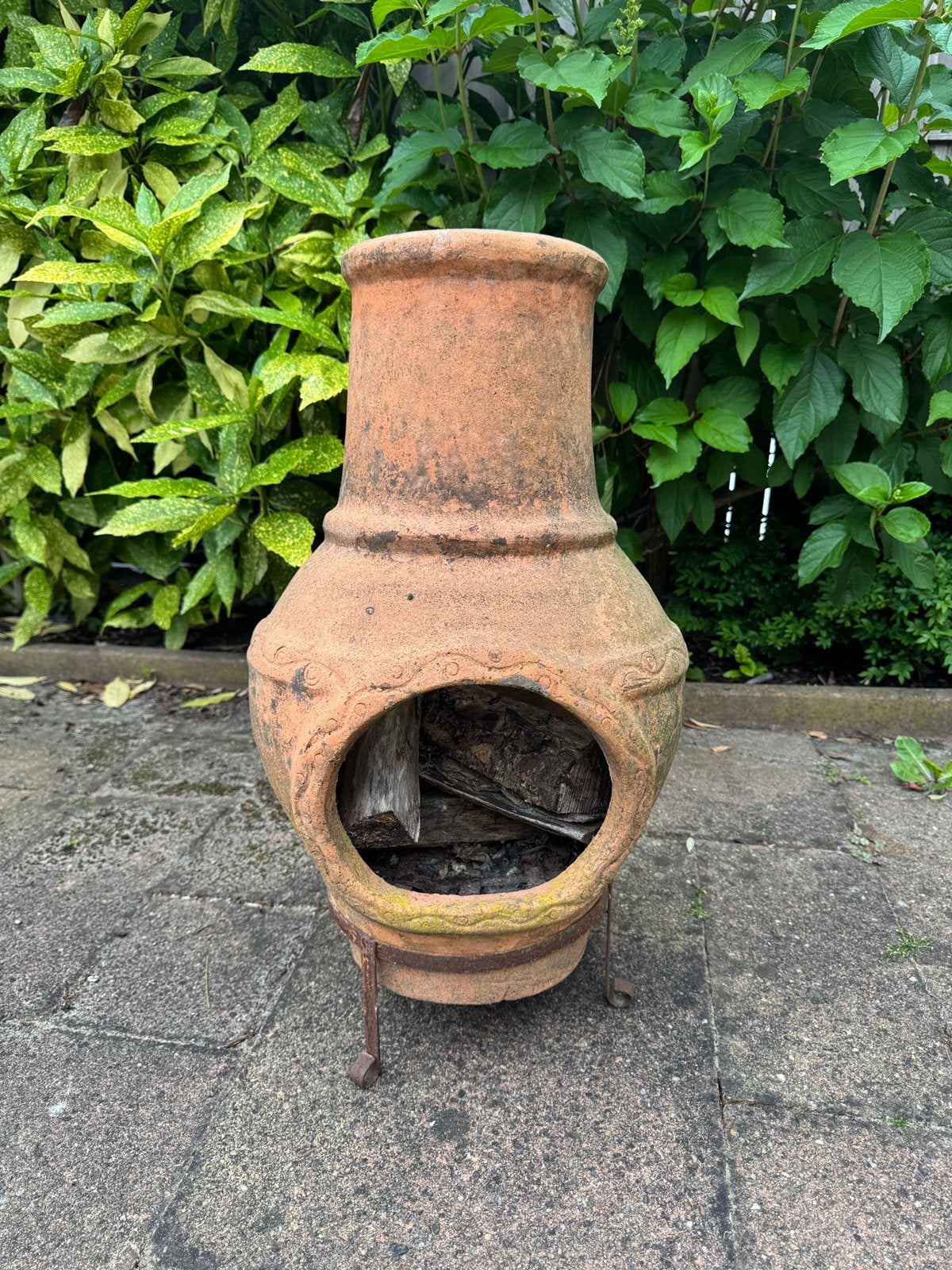 Vuurkorf steen, Tuin en Terras, Tuinhaarden, Ophalen, Gebruikt