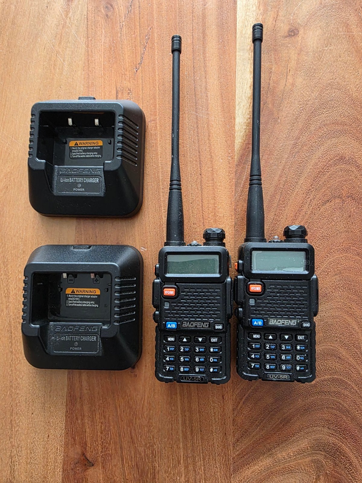 Baofeng UV-5R Portofoons met opladers (set van 2), Ophalen of Verzenden