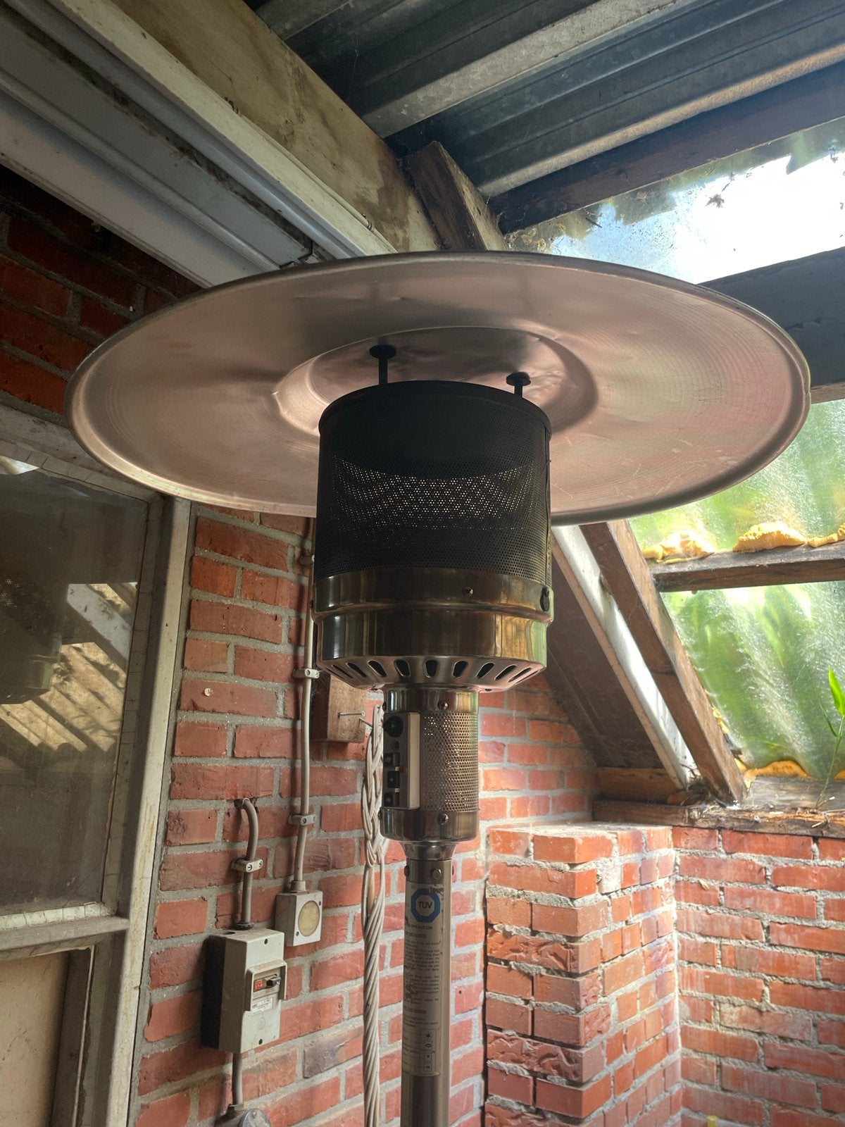 Terrasverwarmer op gas - Zo goed als nieuw, Tuin en Terras, Ophalen, Gebruikt, Gas, Vloer