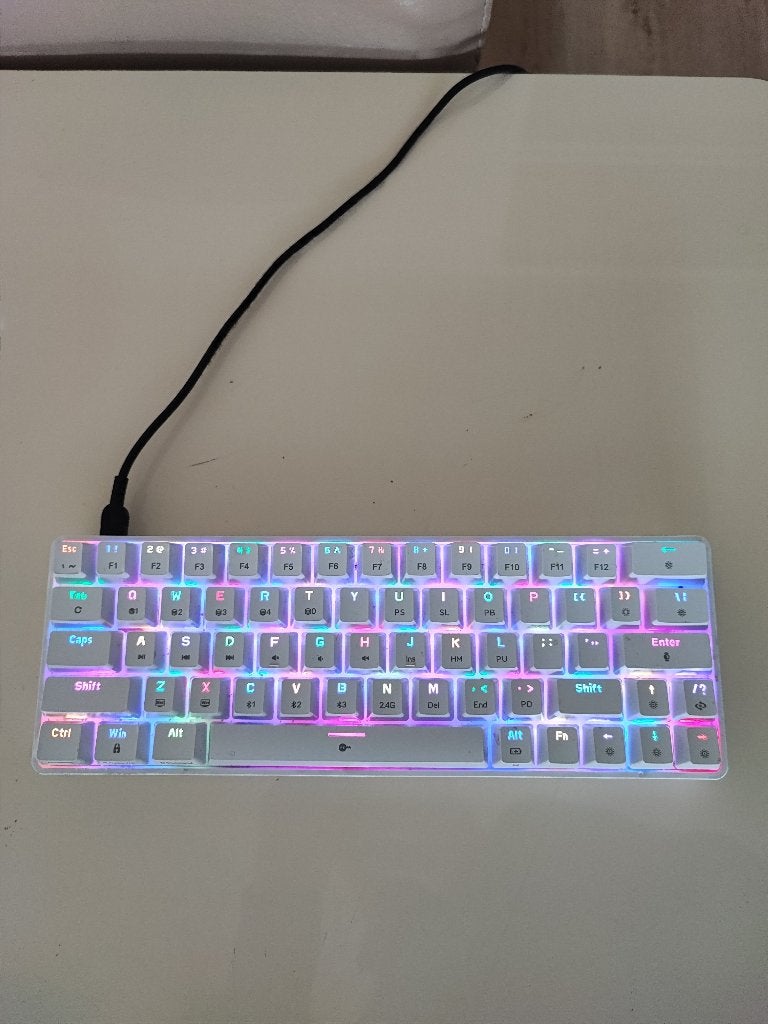 TMKB T63 mechanisch toetsenbord 60% — wireless, red switch, Computers en Software, Ophalen, Draadloos, TMKB, Qwerty