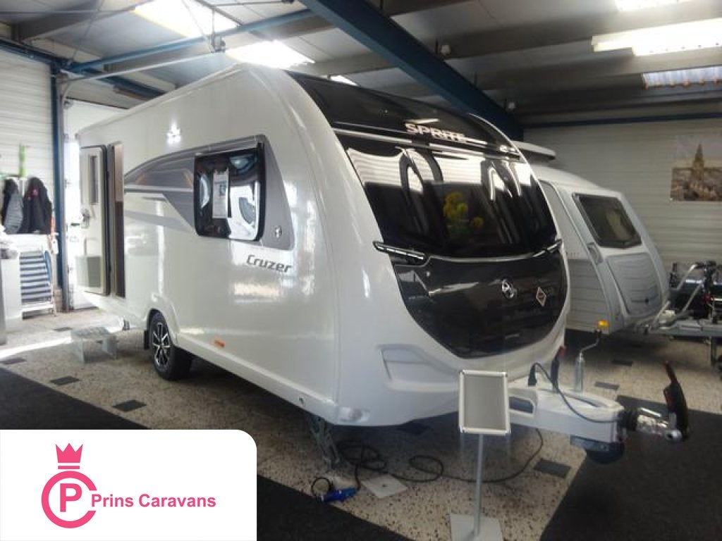 Sprite Cruzer 475 SR GERESERVEERD, Caravans en Kamperen, Tot en met 2, Bedrijf, 4 tot 5 meter, 1250 - 1500 kg