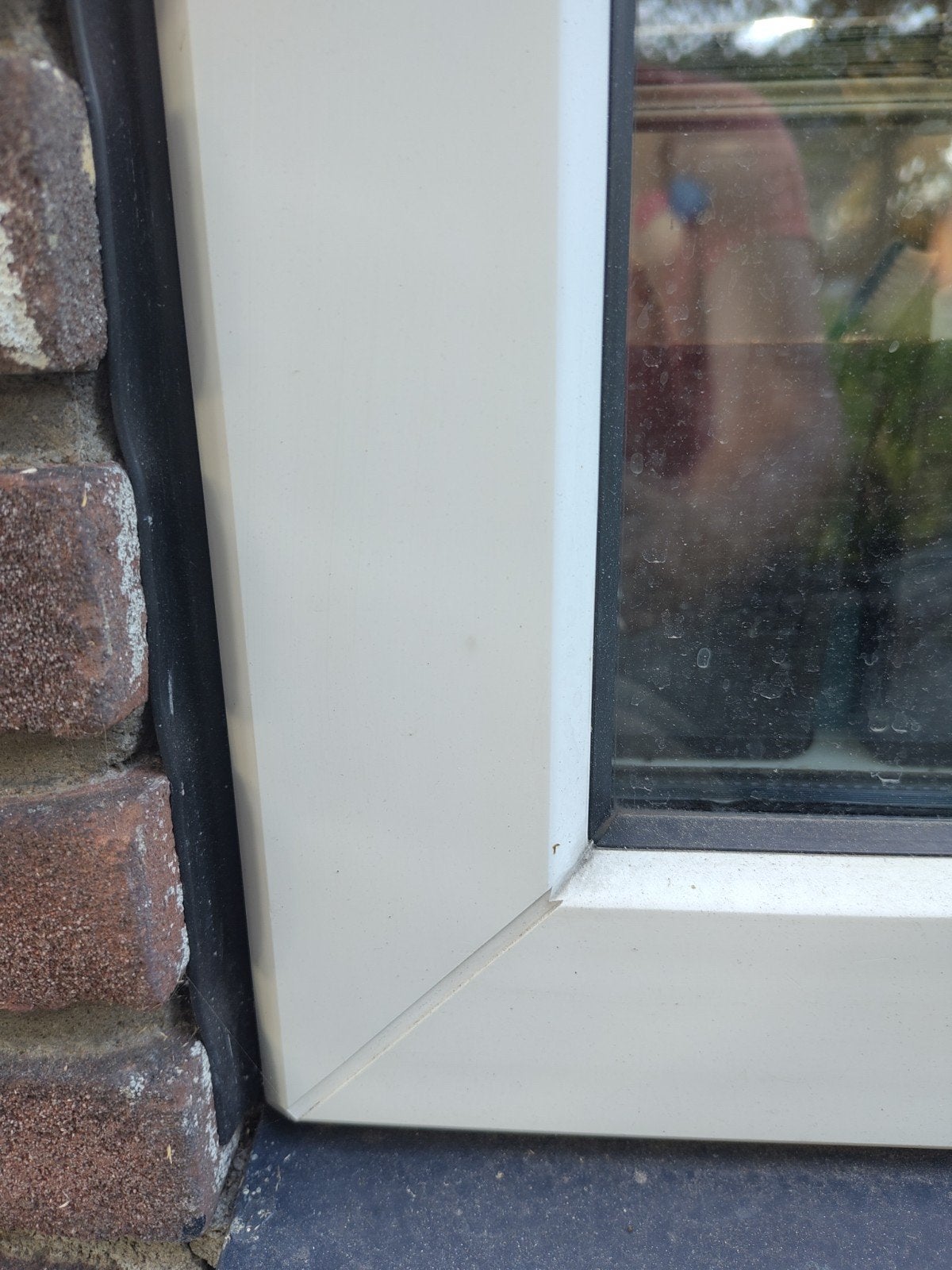 Kunststof raam kozijn dubbel glas, Doe-het-zelf en Verbouw, Kozijnen en Schuifpuien, Kunststof, Gebruikt, Raamkozijn, Inclusief glas