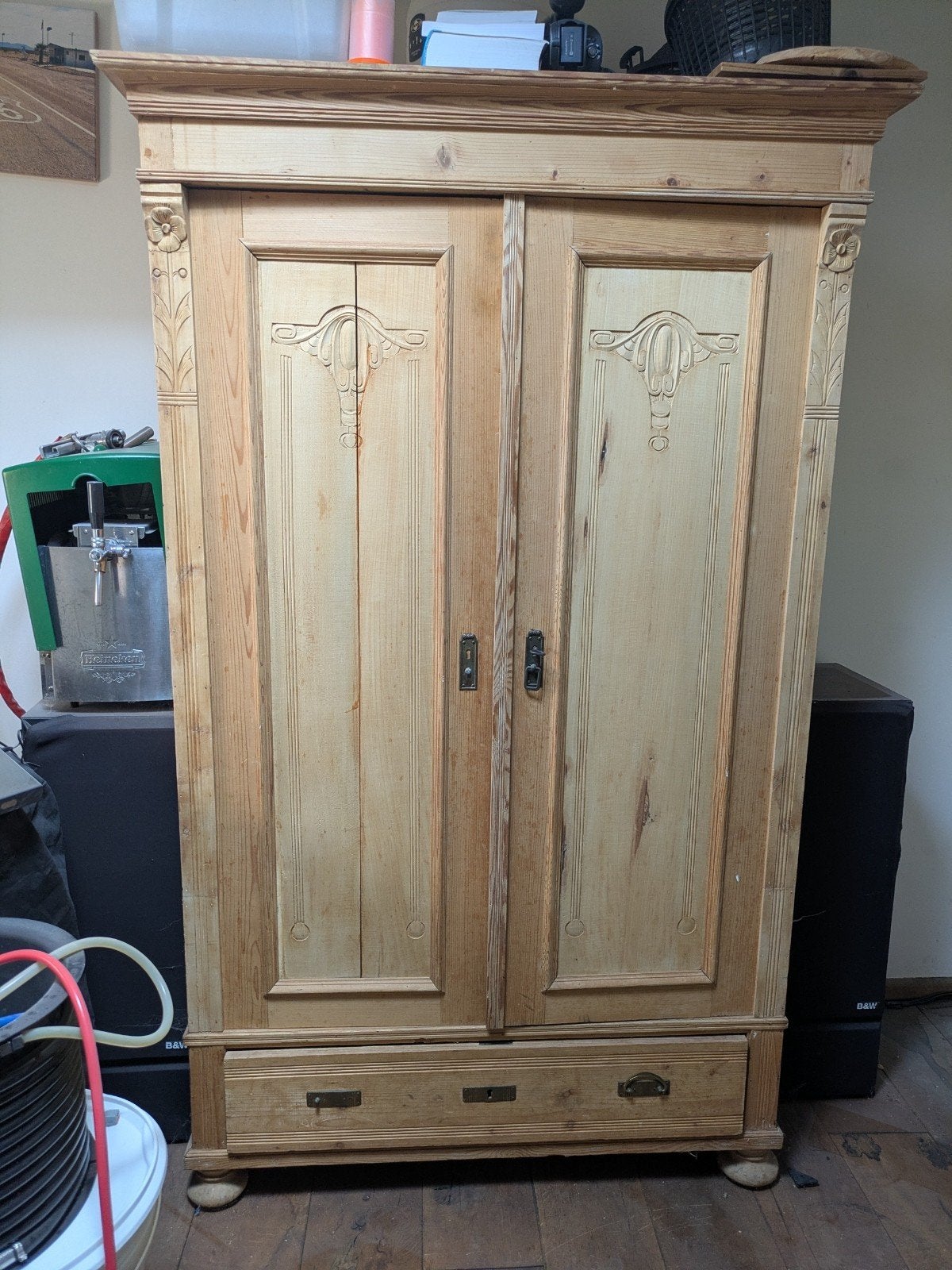 Klassieke Houten Kast, Antiek en Kunst, Ophalen