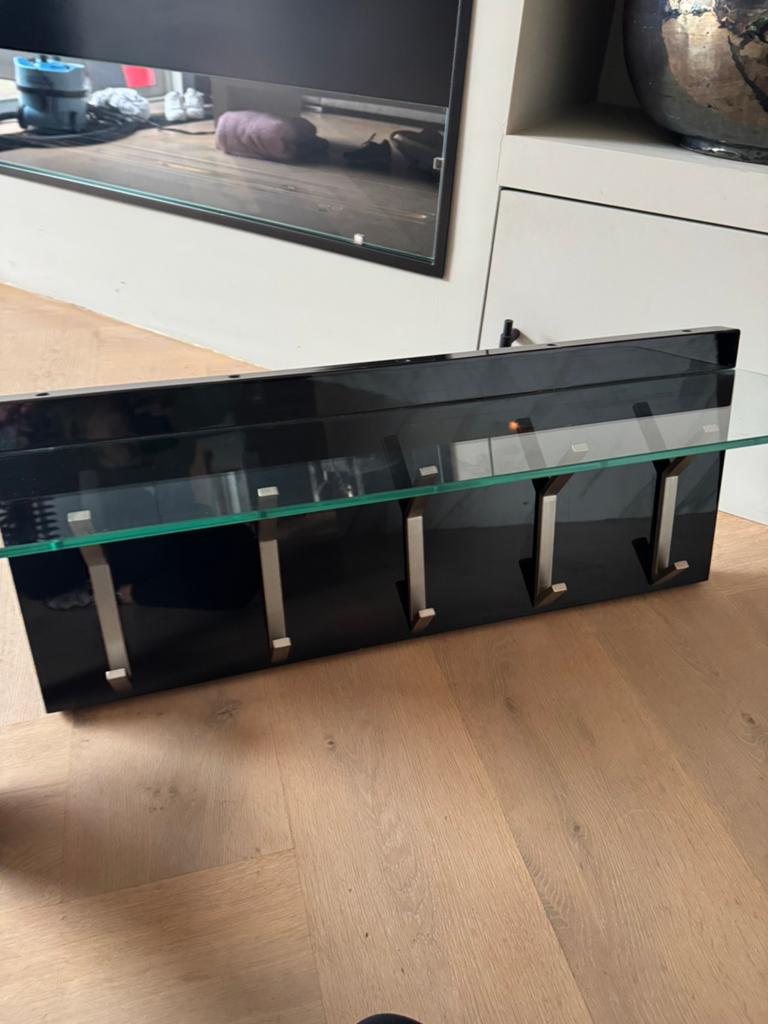 Kapstok met hoedenplank, Wandkapstok, Ophalen of Verzenden, Zo goed als nieuw, Metaal