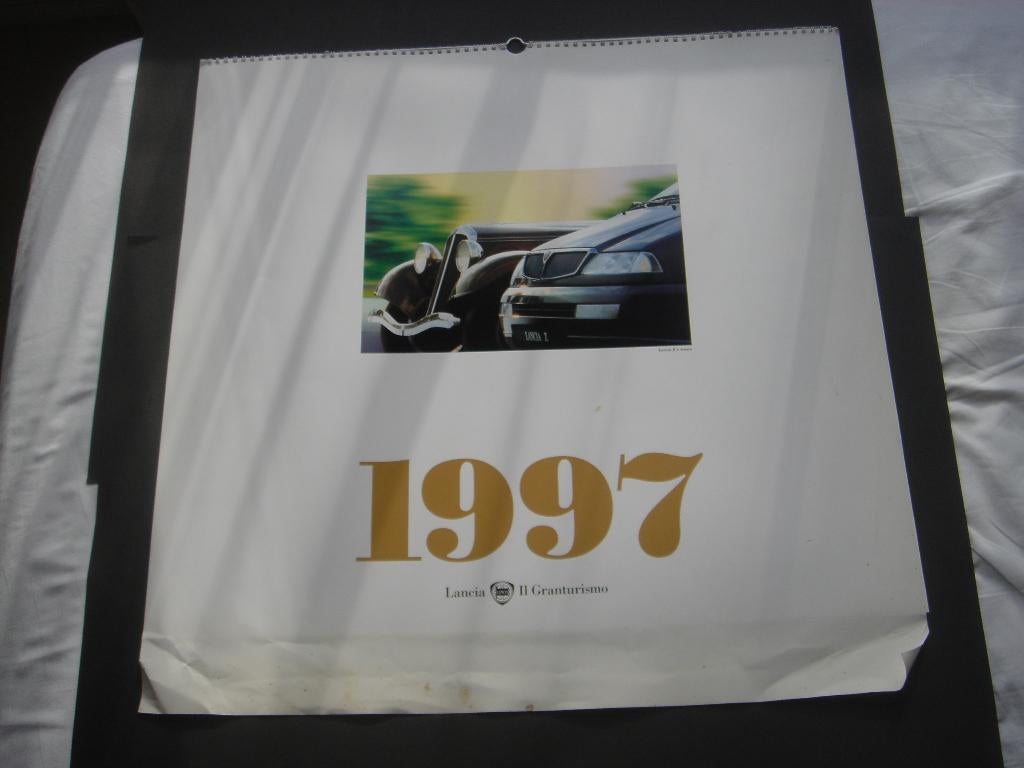 Lancia kalender 1997, Ophalen, Maandkalender, Zo goed als nieuw