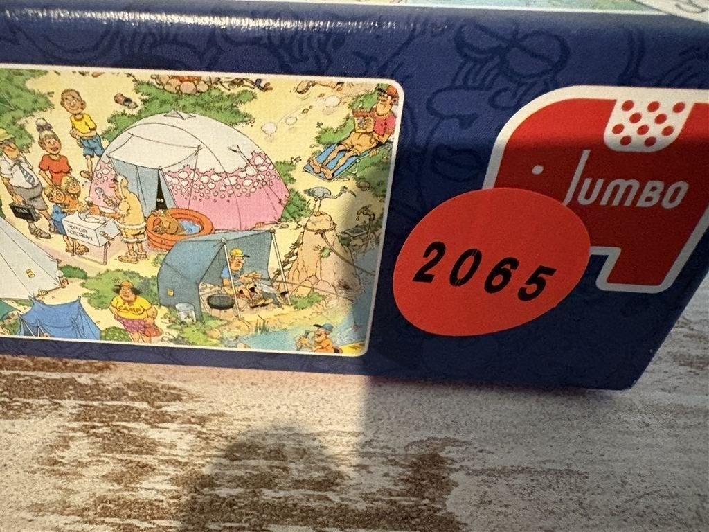 Jan van Haasteren - Kamperen in het bos - 1000 stuks - s2065, Hobby en Vrije tijd, Denksport en Puzzels, Verzenden, 500 t/m 1500 stukjes