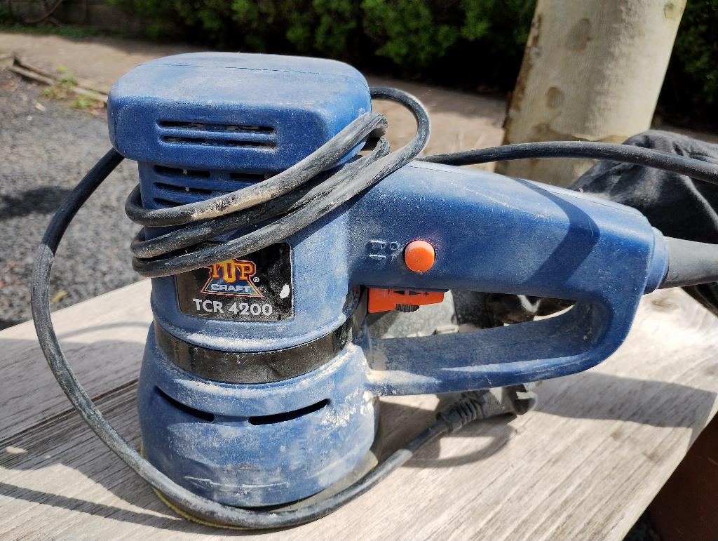 Schuurmachine Top Craft, Doe-het-zelf en Verbouw, Gereedschap | Schuurmachines, Ophalen, Gebruikt, Minder dan 600 watt, Excentrische schuurmachine