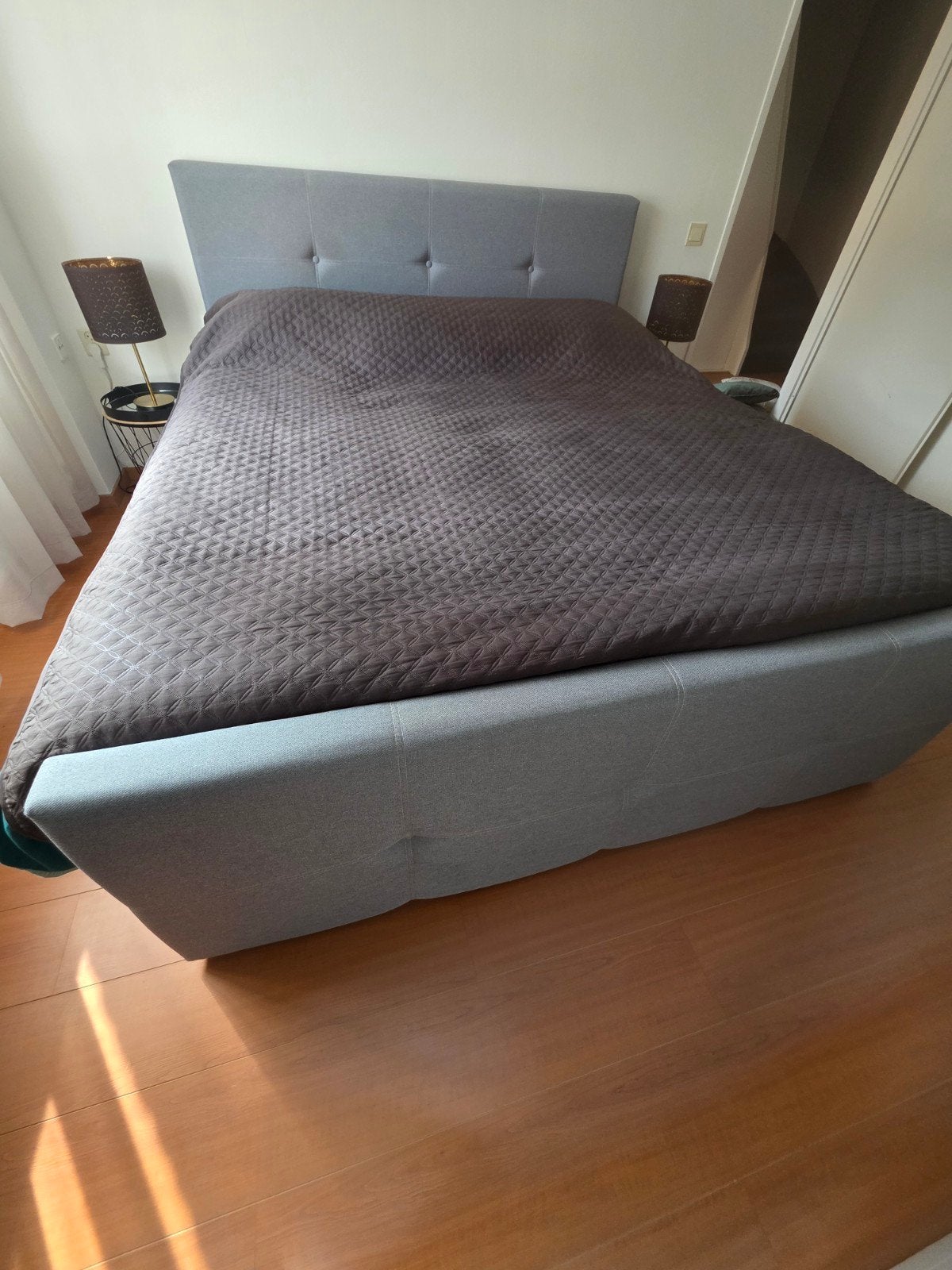 Zeer net Boxspring bed 180/200, Ophalen, Tweepersoons, Zo goed als nieuw, 180 cm