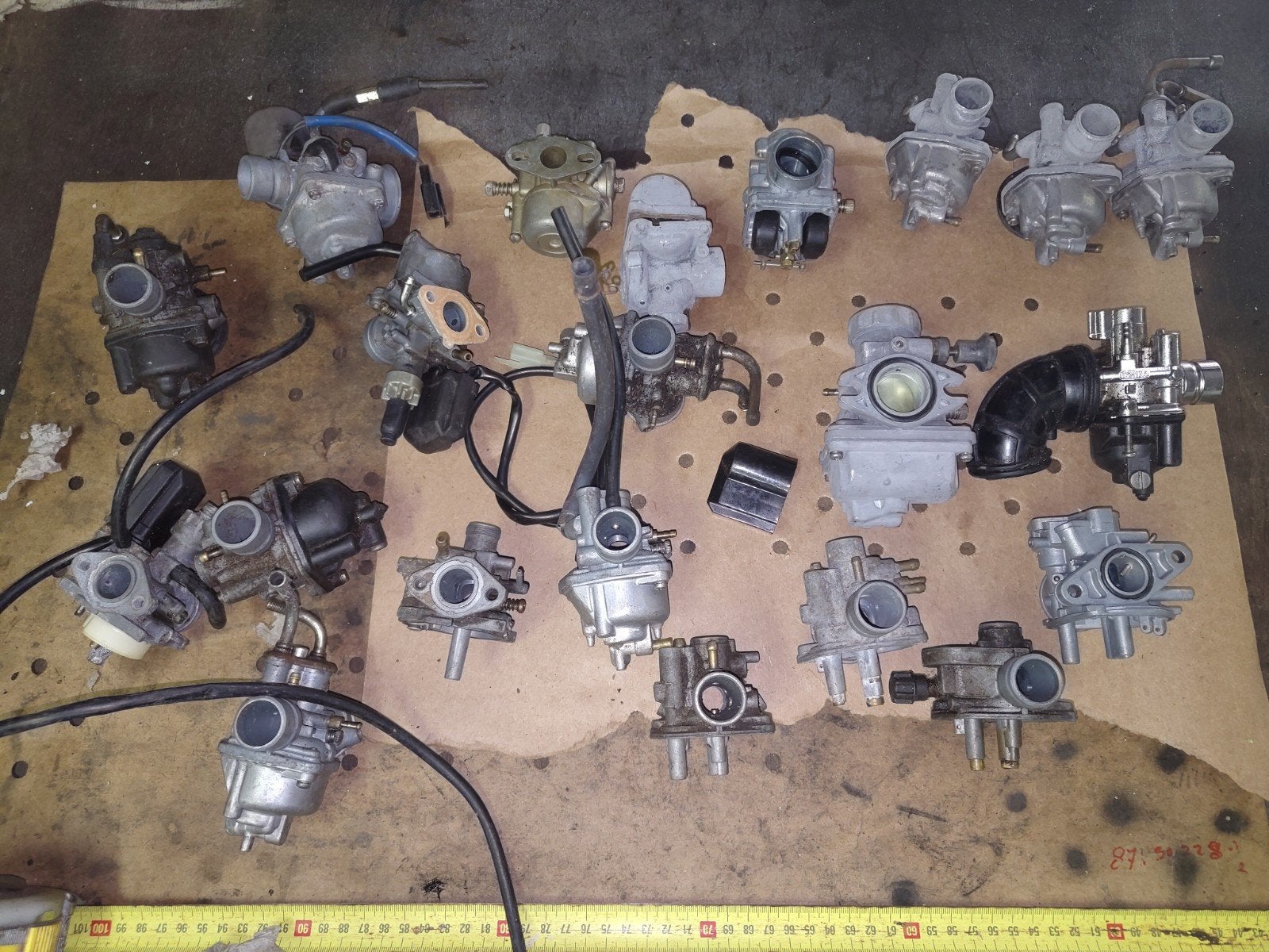 Doos carburateur onderdelen, Ophalen of Verzenden, Gebruikt, Carburateur