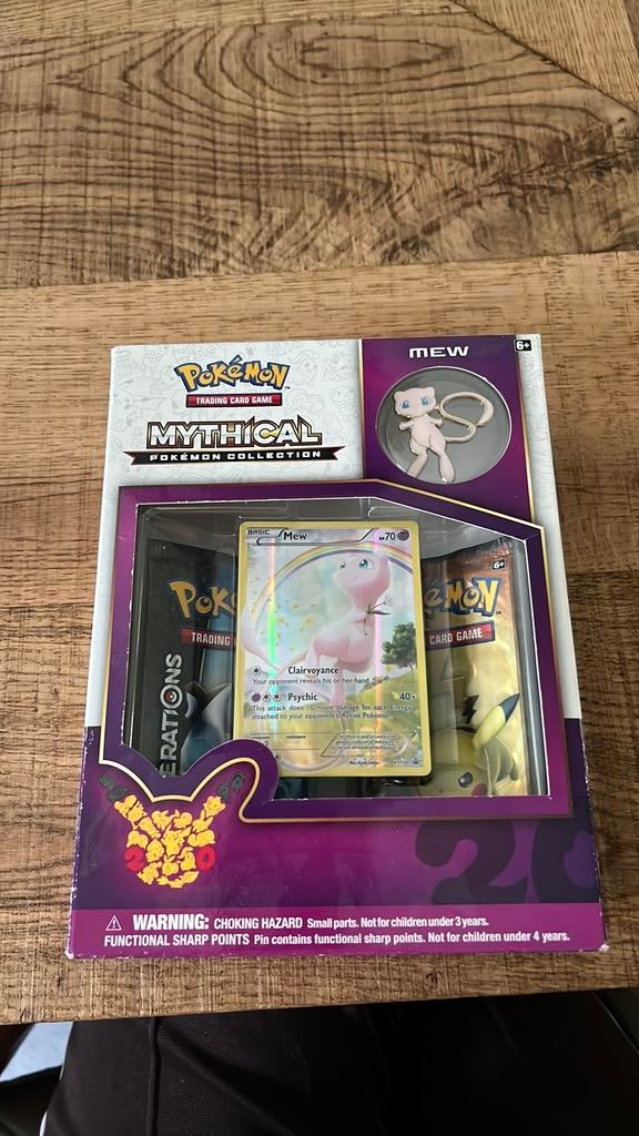 Mythical Pokémon Collection Mew – Sealed, Hobby en Vrije tijd, Ophalen of Verzenden, Zo goed als nieuw