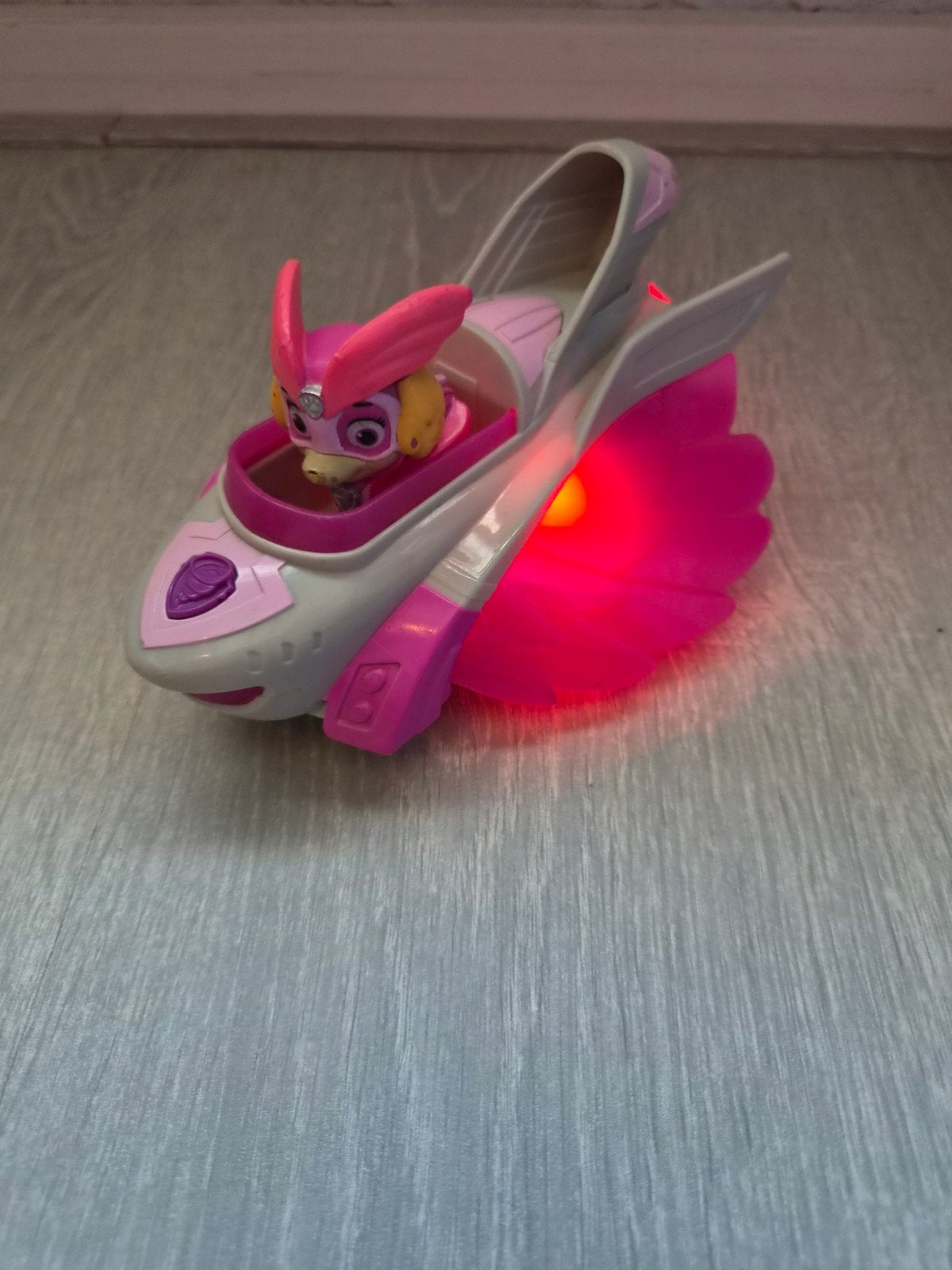 Paw Patrol Skye vliegtuig met licht, Ophalen, Gebruikt