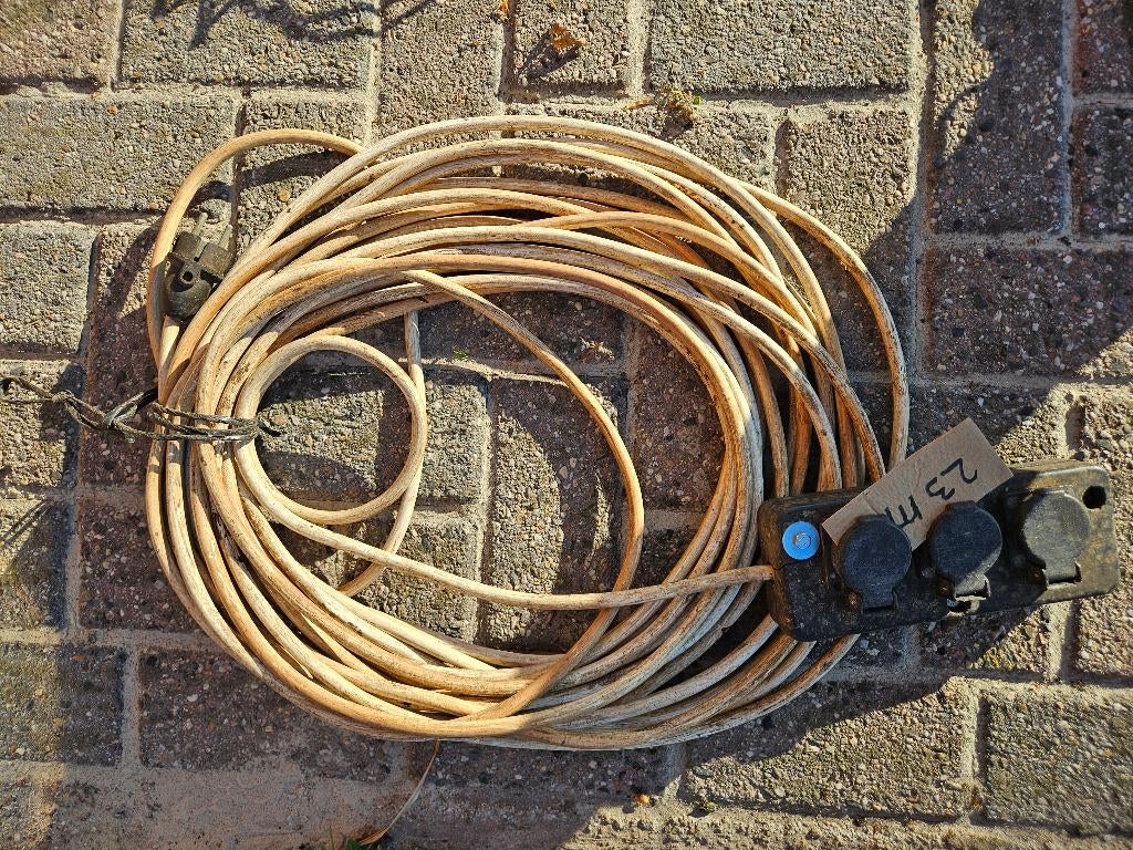 Verlengsnoer, Doe-het-zelf en Verbouw, Ophalen, Gebruikt, Kabel of Snoer