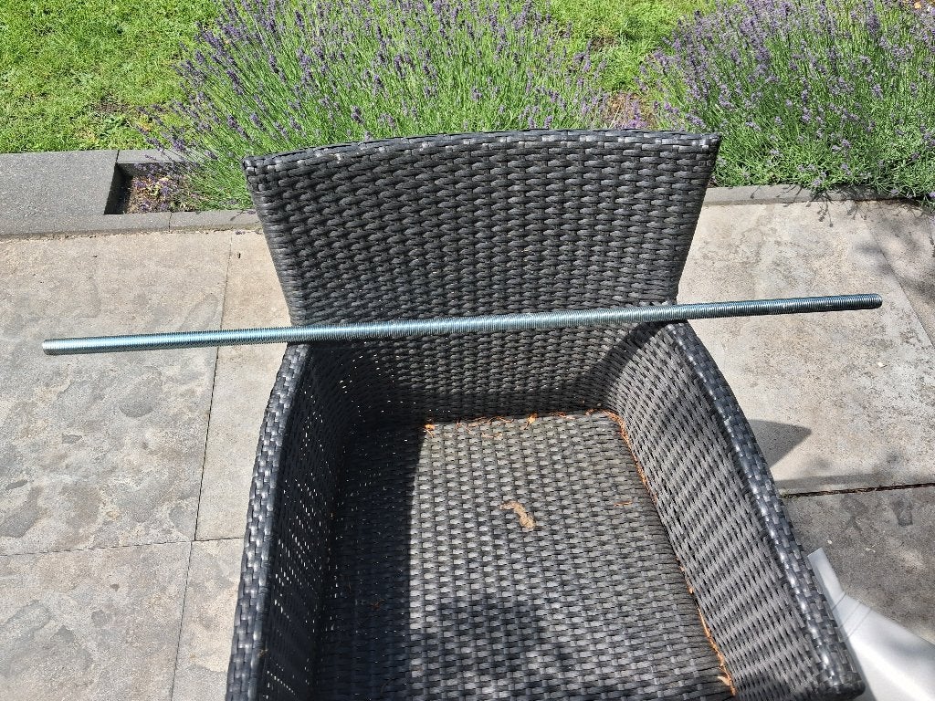 Gegalvaniseerd Draadeind, Doe-het-zelf en Verbouw, IJzerwaren en Bevestigingsmiddelen, Ophalen of Verzenden, Nieuw, 250 mm of meer