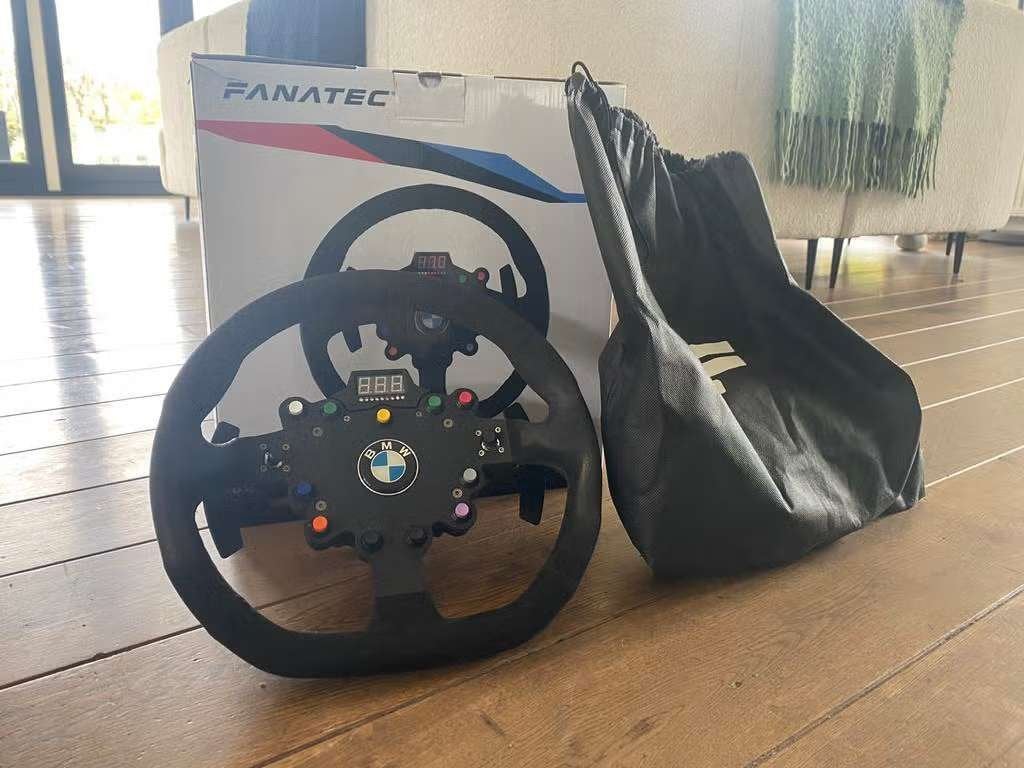 Fanatec BMW M3 GT2 V2 stuur, Racestuur, Gebruikt, RGB verlichting, Ophalen of Verzenden