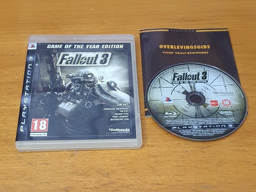 PS3 | Fallout 3 [Game of the Year], Avontuur en Actie, Gebruikt, Vanaf 18 jaar, 1 speler