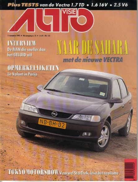 Autovisie 23 1995 : Opel Vectra - Volvo 850R & TDI - Thrust, Ophalen of Verzenden, Gelezen, Algemeen