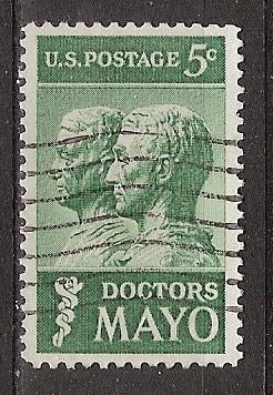 USA, Mayo Dokters, 1964., Ophalen of Verzenden, Gestempeld, Noord-Amerika