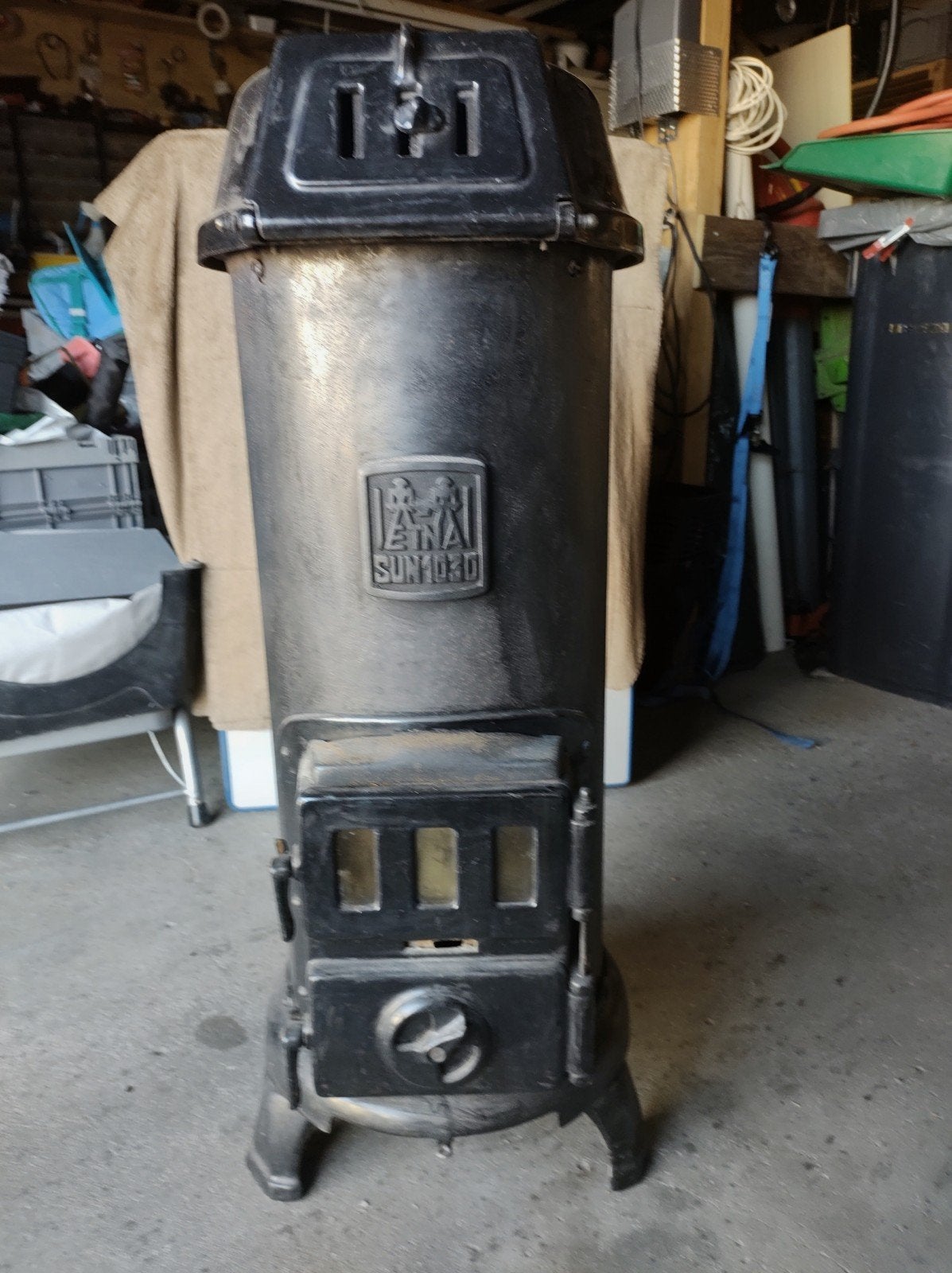 Vintage houtkachel, Huis en Inrichting, Kachels, Ophalen, Gebruikt, Hout, Houtkachel