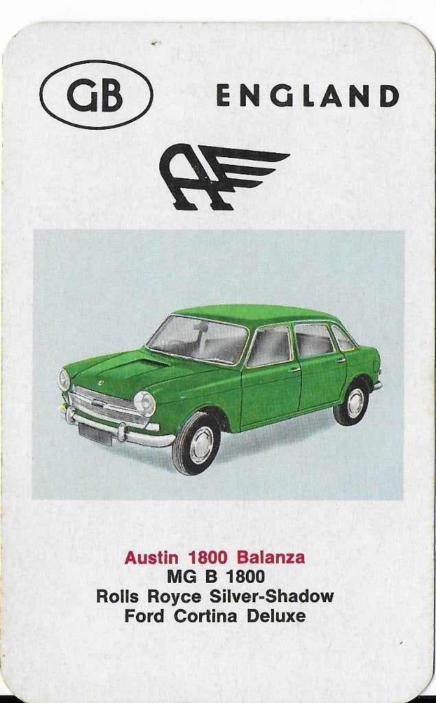 K28 autokaartje austin 1800 balanza, Ophalen of Verzenden, Zo goed als nieuw, Auto's