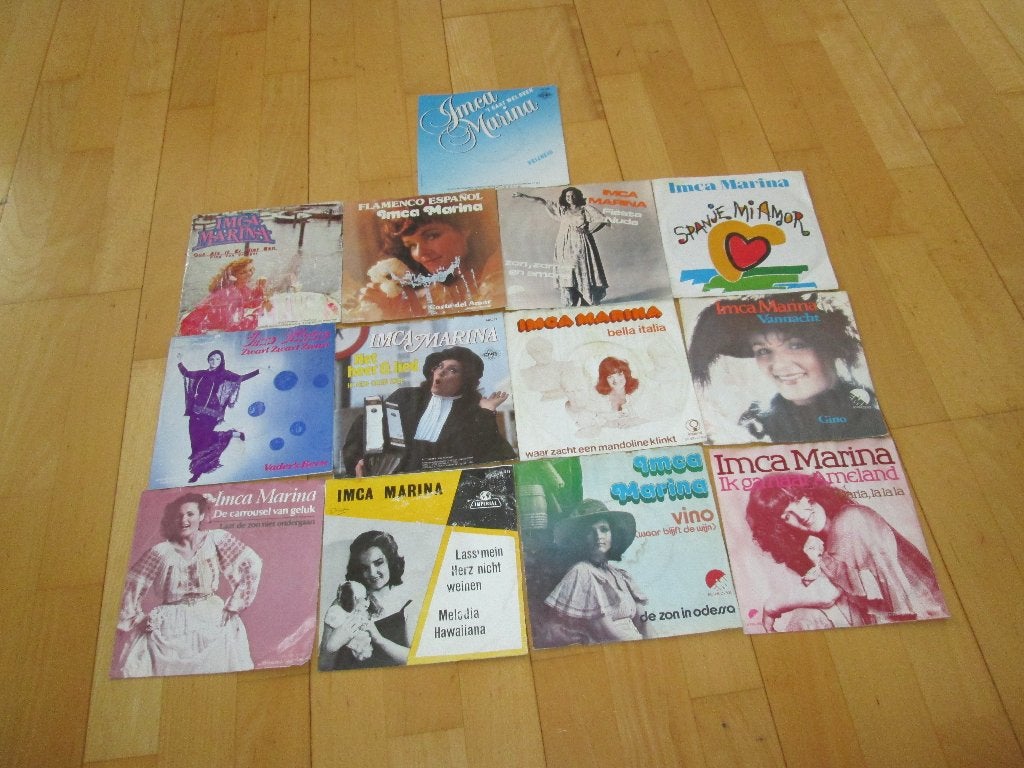 verzameling singles van Imca Marina (ook per stuk te koop), Ophalen of Verzenden, Gebruikt, Pop