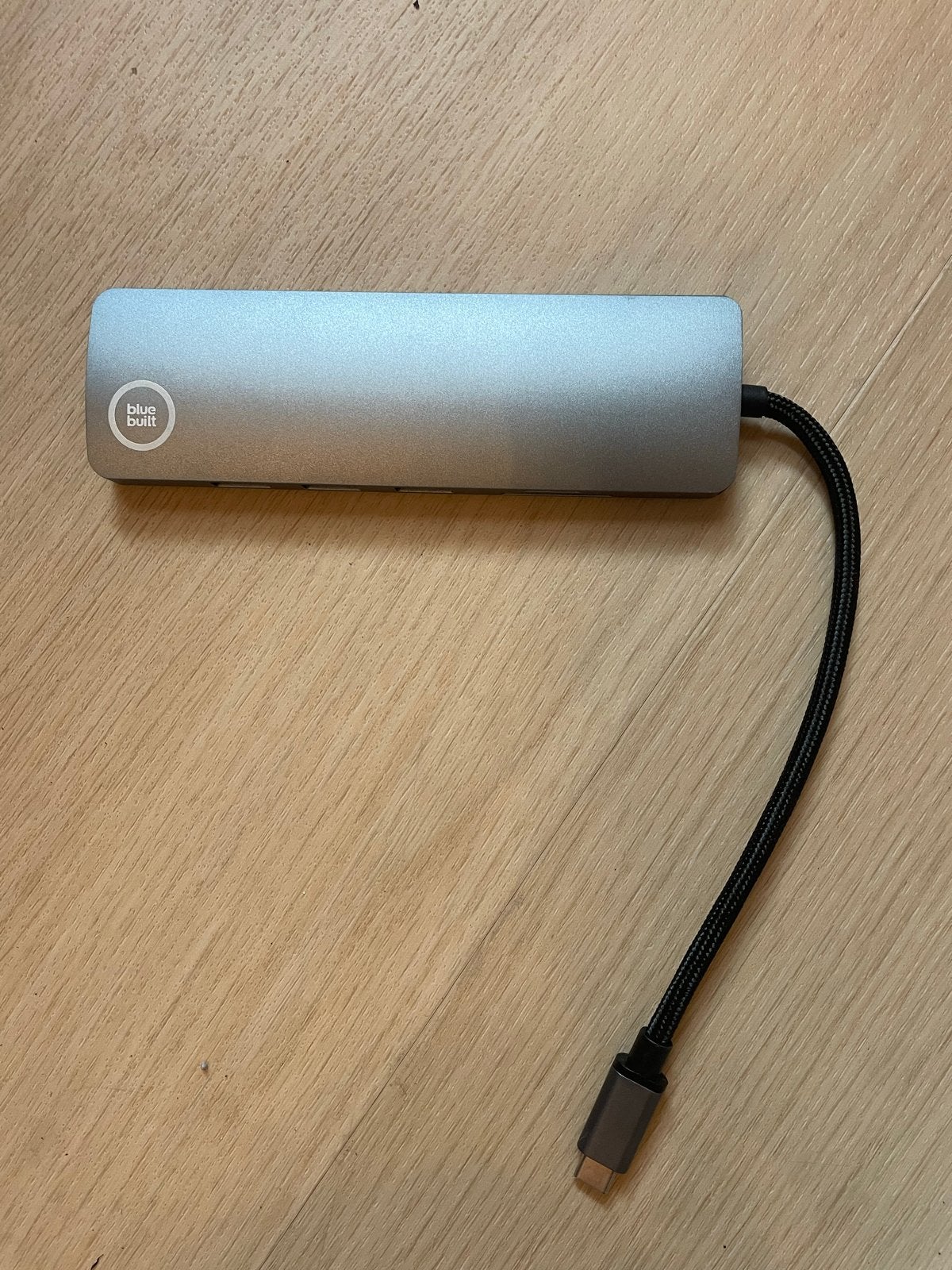 BlueBuilt USB-C Hub met HDMI, USB-A, SD/MicroSD, LAN/Etherne, Ophalen of Verzenden, Zo goed als nieuw