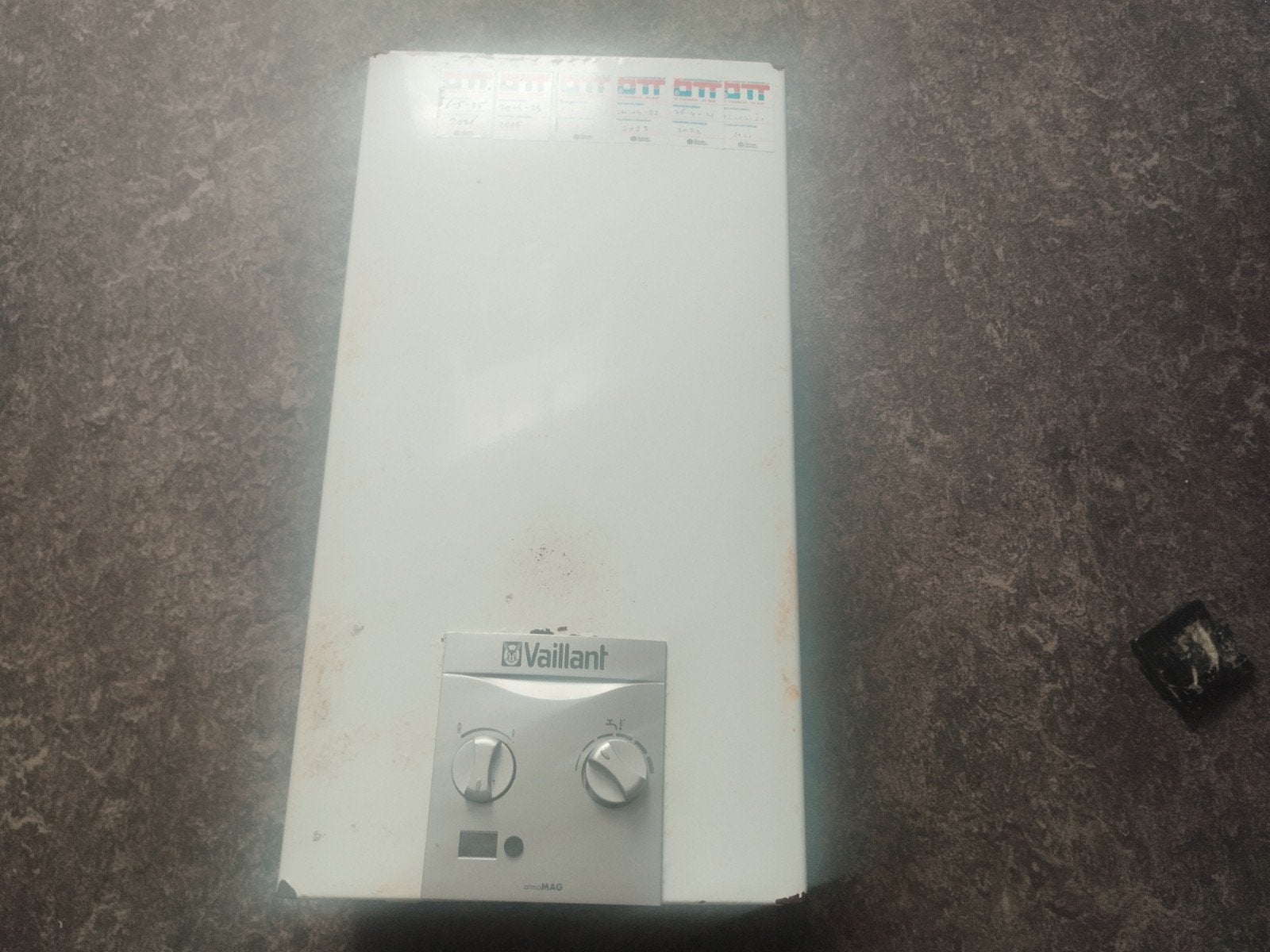 Vaillant Geiser Mag Propaan/Butaan met defect, Ophalen, Gebruikt, Minder dan 20 liter, Propaan of Butaan