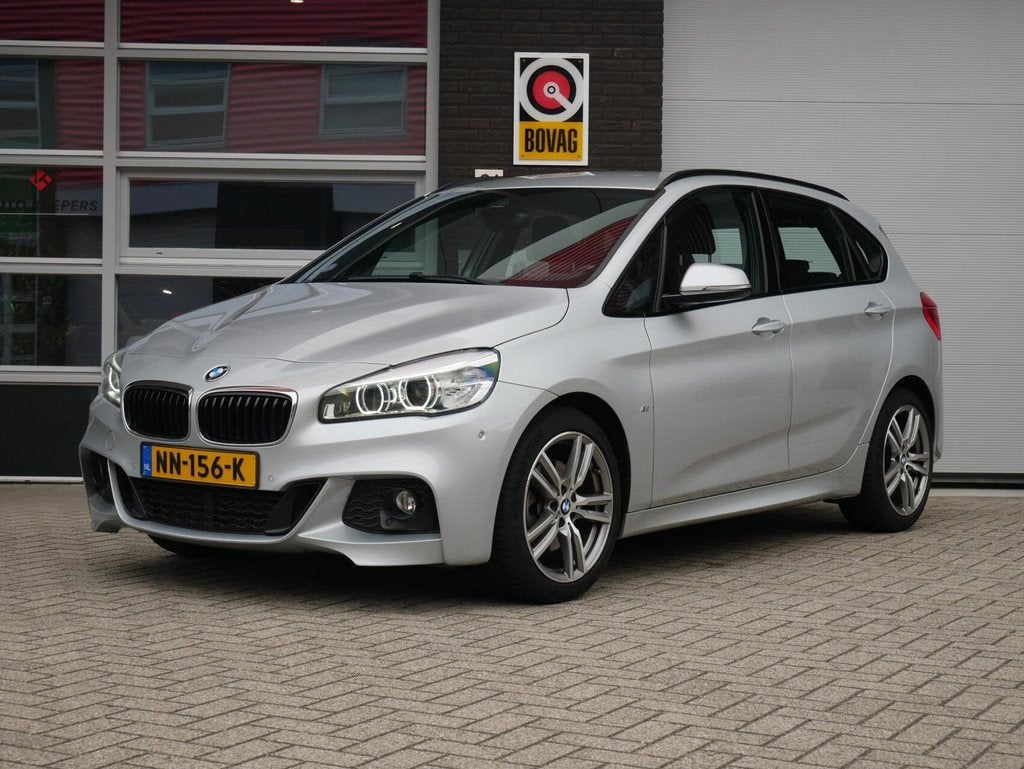 BMW 2-serie Active Tourer 220i High Executive M Sport| Leder, Auto's, BMW, Bedrijf, Te koop, 2-Serie Active Tourer, ABS, Achteruitrijcamera