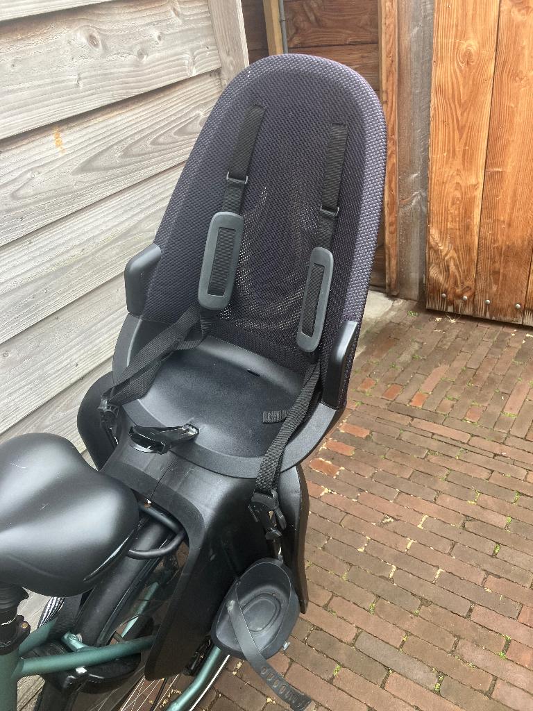 Qibbel Air Fietsstoeltje, Ophalen, Achterzitje, 9 t/m 18 kg, Zo goed als nieuw